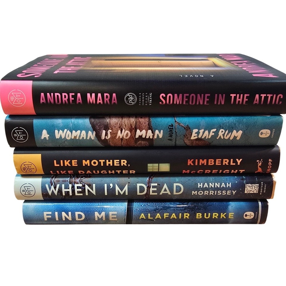 Stack of Mystery Books - Mara, Rum, McCreight, Morrissey, Burke SUMMER READING